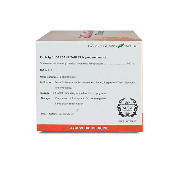 Kerala Ayurveda Sudarsana Tablet, 100 Tablets-4.webp